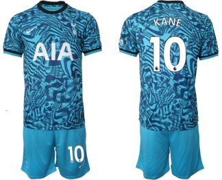 Moški Nogometni dresi Tottenham Hotspur Tretji 2023 Kratek Rokav + Kratke hlače KANE 10