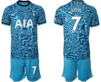 Moški Nogometni dresi Tottenham Hotspur Tretji 2023 Kratek Rokav + Kratke hlače SON 7
