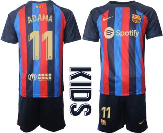 Otroški Nogometni dresi Barcelona Domači 2023 Kratek Rokav + Kratke hlače ADAMA 11