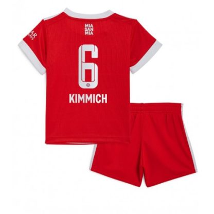 Replika Otroški nogometni dresi kompleti Bayern Munich Domači 2022-23 Kratek Rokav + Kratke hlače Joshua Kimmich 6