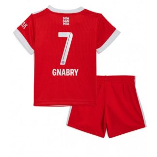 Replika Otroški nogometni dresi kompleti Bayern Munich Domači 2022-23 Kratek Rokav + Kratke hlače Serge Gnabry 7