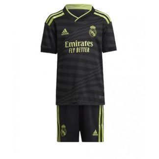 Replika Otroški nogometni dresi kompleti Real Madrid Tretji 2023 Kratek Rokav + Kratke hlače