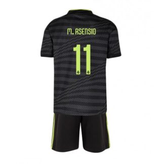 Replika Otroški nogometni dresi kompleti Real Madrid Tretji 2023 Kratek Rokav + Kratke hlače Marco Asensio 11