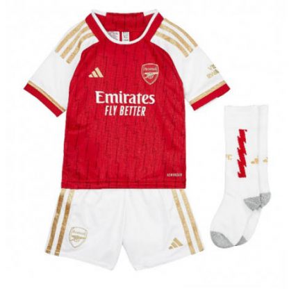 Nogometni dresi otroški Arsenal Domači 2023-24 Kratek Rokav + Kratke hlače THOMAS Partey 5 Prodaja-1