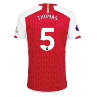 Replika Moški nogometni dresi kompleti Arsenal Domači 2023-24 Kratek Rokav Thomas Partey 5