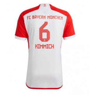 Replika Moški nogometni dresi kompleti Bayern Munich Domači 2023-24 Kratek Rokav Joshua Kimmich 6