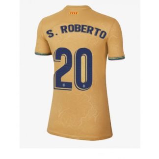 Replika Ženski nogometni dresi kompleti Barcelona Gostujoči 2022-23 Kratek Rokav Sergi Roberto 20