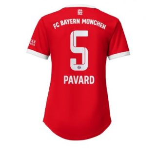 Replika Ženski nogometni dresi kompleti Bayern Munich Domači 2022-23 Kratek Rokav Benjamin Pavard 5