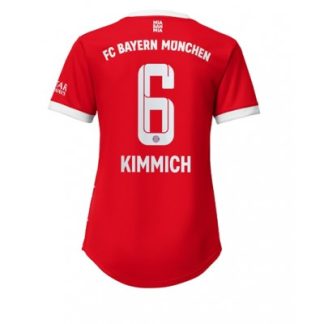 Replika Ženski nogometni dresi kompleti Bayern Munich Domači 2022-23 Kratek Rokav Joshua Kimmich 6