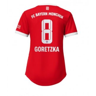 Replika Ženski nogometni dresi kompleti Bayern Munich Domači 2022-23 Kratek Rokav Leon Goretzka 8