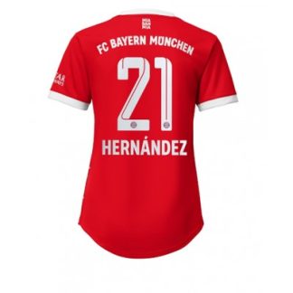 Replika Ženski nogometni dresi kompleti Bayern Munich Domači 2022-23 Kratek Rokav Lucas Hernandez 21