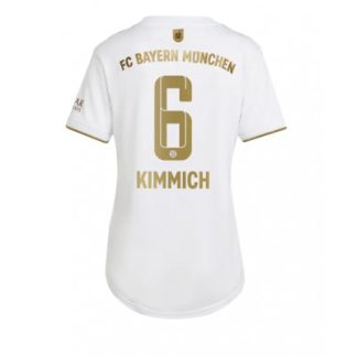 Replika Ženski nogometni dresi kompleti Bayern Munich Gostujoči 2022-23 Kratek Rokav Joshua Kimmich 6