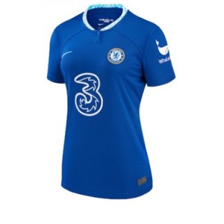 Replika Ženski nogometni dresi kompleti Chelsea Domači 2022-23 Kratek Rokav