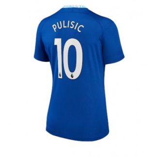 Replika Ženski nogometni dresi kompleti Chelsea Domači 2022-23 Kratek Rokav Christian Pulisic 10