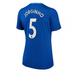 Replika Ženski nogometni dresi kompleti Chelsea Domači 2022-23 Kratek Rokav Jorginho 5