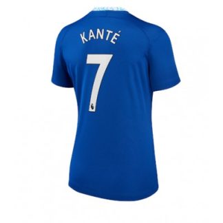 Replika Ženski nogometni dresi kompleti Chelsea Domači 2022-23 Kratek Rokav Kante 7