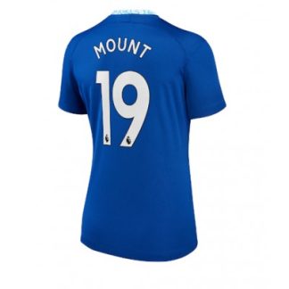 Replika Ženski nogometni dresi kompleti Chelsea Domači 2022-23 Kratek Rokav Mason Mount 19