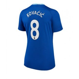 Replika Ženski nogometni dresi kompleti Chelsea Domači 2022-23 Kratek Rokav Mateo Kovacic 8