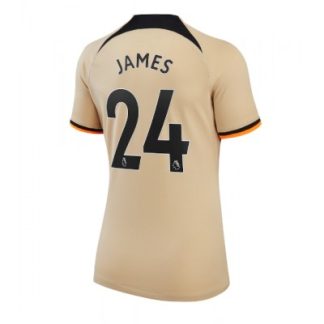 Replika Ženski nogometni dresi kompleti Chelsea Tretji 2022-23 Kratek Rokav Reece James 24