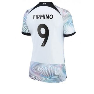 Replika Ženski nogometni dresi kompleti Liverpool Gostujoči 2022-23 Kratek Rokav Roberto Firmino 9