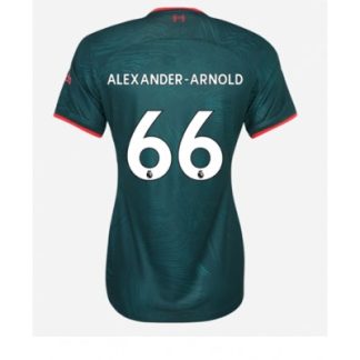Replika Ženski nogometni dresi kompleti Liverpool Tretji 2022-23 Kratek Rokav Alexander-Arnold 66