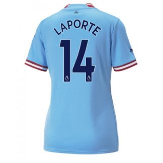 Replika Ženski nogometni dresi kompleti Manchester City Domači 2022-23 Kratek Rokav Aymeric Laporte 14