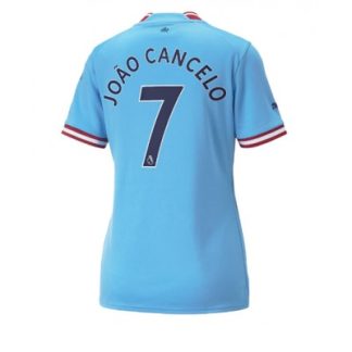 Replika Ženski nogometni dresi kompleti Manchester City Domači 2022-23 Kratek Rokav Joao Cancelo 7