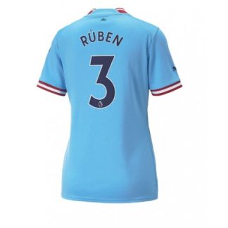 Replika Ženski nogometni dresi kompleti Manchester City Domači 2022-23 Kratek Rokav Ruben Dias 3