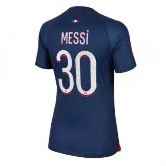 Replika Ženski nogometni dresi kompleti Paris Saint-Germain PSG Domači 23-24 Kratek Rokav Lionel Messi 30