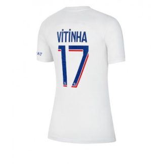 Replika Ženski nogometni dresi kompleti Paris Saint-Germain PSG Tretji 2022-23 Kratek Rokav Vitinha Ferreira 17