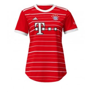 Replika Ženski nogometni dresi kompleti Poceni Ženski Nogometni dresi Bayern Munich Domači 2022-23 Kratek Rokav