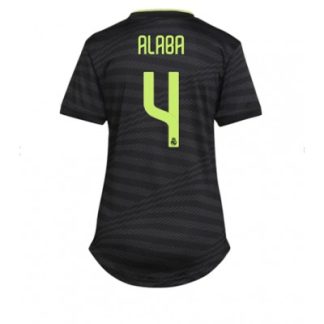 Replika Ženski nogometni dresi kompleti Real Madrid Tretji 2022-23 Kratek Rokav David Alaba 4