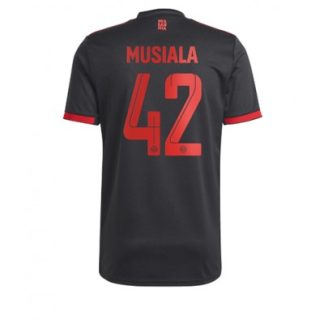 Kupiti Moški Nogometni dresi Bayern Munich Tretji 2022-23 Kratek Rokav tisk Jamal Musiala 42 poceni dresi