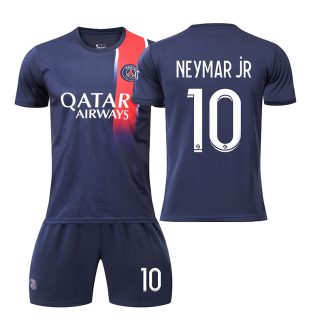 Moški Nogometni dresi kompleti Paris Saint-Germain PSG Domači dresi tisk NEYMAR JR 10 2023-24