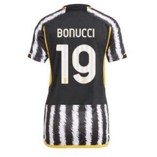Najcenejši Ženski Nogometni dresi Juventus Domači 2023-24 Kratek Rokav tisk Leonardo Bonucci 19