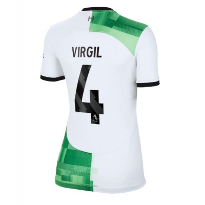 Novo Ženski Nogometni dresi Liverpool Gostujoči 2023-24 prodaja Virgil van Dijk 4