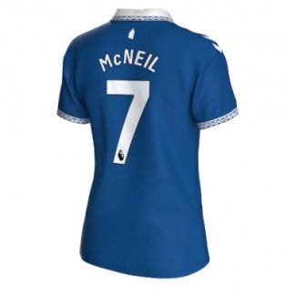 Poceni Moški Nogometni dresi Everton Domači 2023-24 Kratek Rokav tisk Dwight McNeil 7