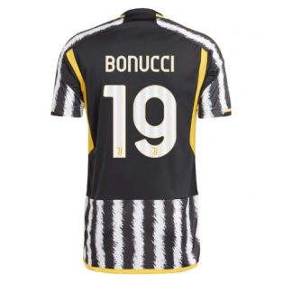 Poceni Moški Nogometni dresi Juventus Domači 2023-24 Kratek Rokav Leonardo Bonucci 19