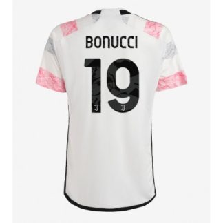 Poceni Moški Nogometni dresi Juventus Gostujoči 2023-24 Kratek Rokav Leonardo Bonucci 19