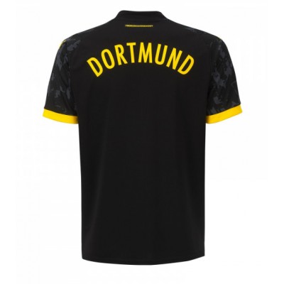 Poceni Moški Nogometni dresi Borussia Dortmund Gostujoči 2023-2024 Kratek Rokav z lastnim imenom prodajo