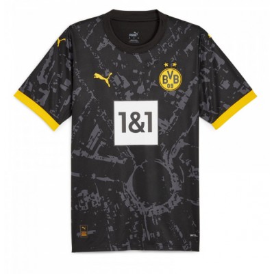 Poceni Moški Nogometni dresi Borussia Dortmund Gostujoči 2023-2024 Kratek Rokav z lastnim imenom prodajo