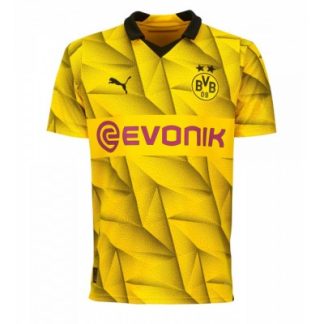Poceni Moški Nogometni dresi Borussia Dortmund Tretji 2023-2024 Kratek Rokav