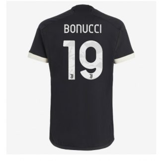 Poceni Moški Nogometni dresi Juventus Tretji 2023-2024 Kratek Rokav tisk Leonardo Bonucci 19