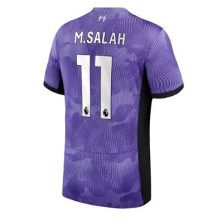Poceni Moški Nogometni dresi Liverpool Tretji 2023 2024 Kratek Rokav tisk Mohamed Salah 11