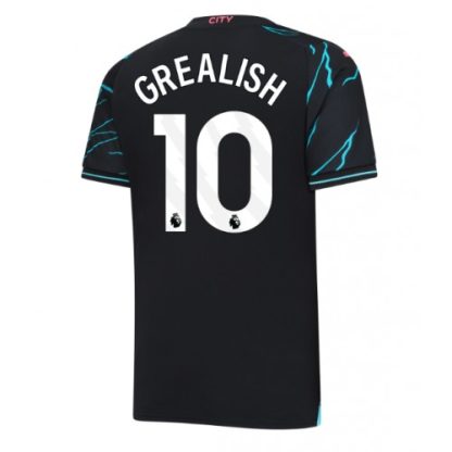 Poceni Moški Nogometni dresi Manchester City Tretji 2023 2024 Kratek Rokav z imenom Jack Grealish 10
