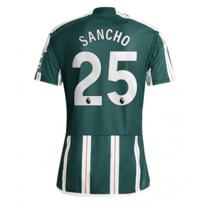 Poceni Moški Nogometni dresi Manchester United Gostujoči 2023-24 Kratek Rokav z imenom Jadon Sancho 25