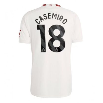 Poceni Moški Nogometni dresi Manchester United Tretji 2023-24 Kratek Rokav z imenom Casemiro 18