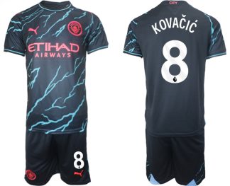 kje kupiti Moški Nogometni dresi kompleti Manchester City Tretji 2023/24 Mateo Kovacic 8