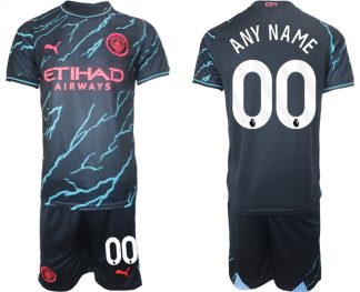kje kupiti Moški Nogometni dresi kompleti Manchester City Tretji 2023/24 z lastnim tiskom