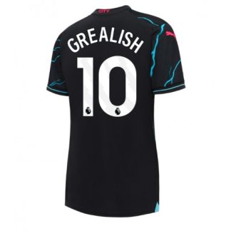 Naročiti Ženski Nogometni dresi Manchester City Tretji 2023-24 Kratek Rokav Jack Grealish 10